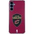 NBA Cleveland Cavaliers Distressed Galaxy A35 5G Clear Case